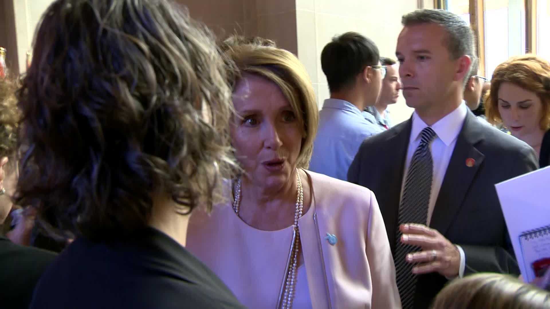 Pelosi supports training to prevent and report harassment