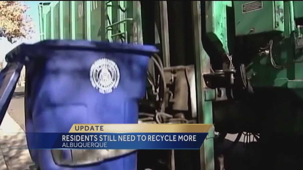 Empty recycling bins could be costing the city money