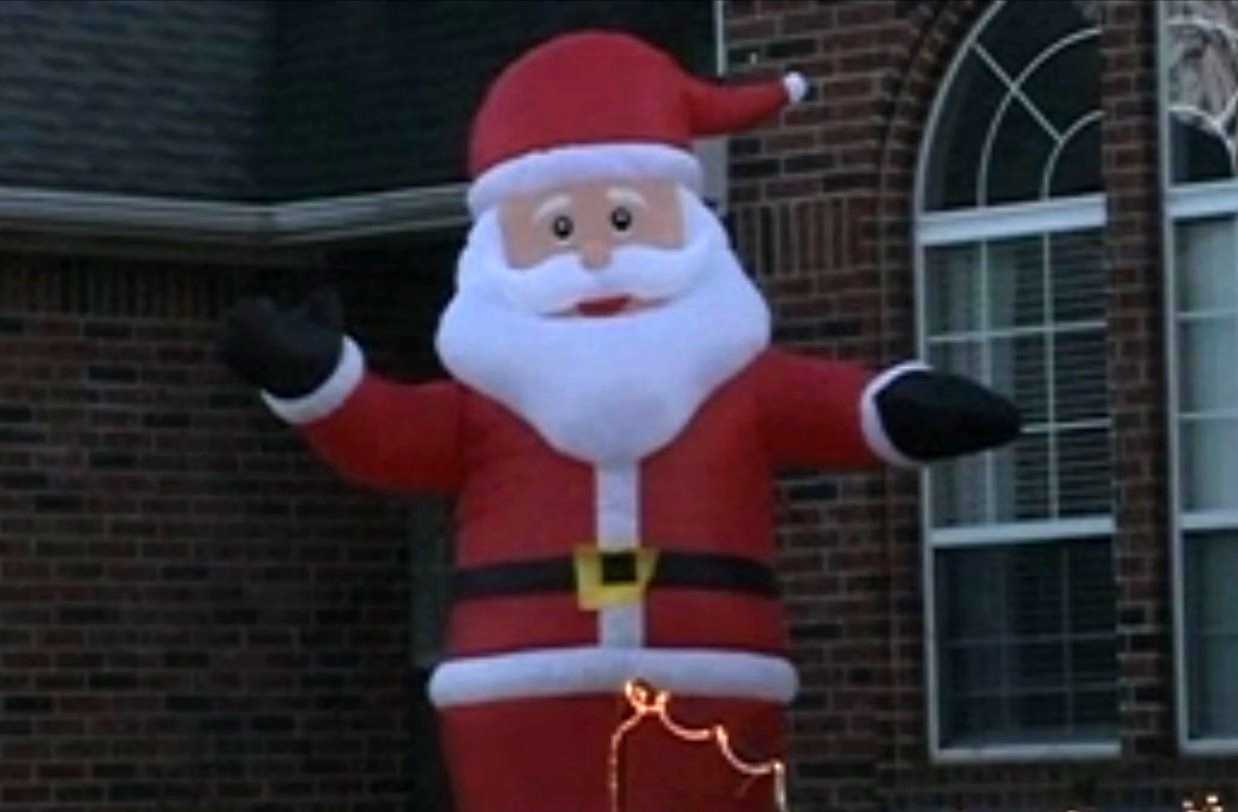 All-time dance-off: Santa vs. 90-year-old woman