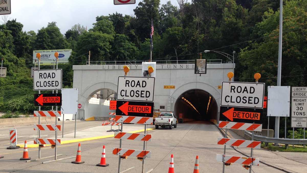 Liberty Tunnel closures scheduled this week