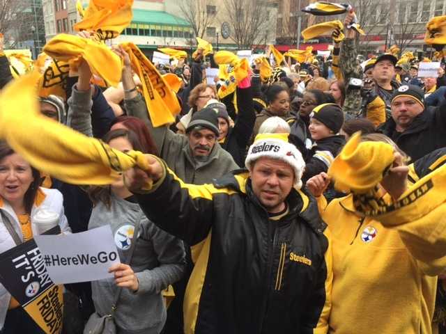 #HereWeGo Days declared in Allegheny County: Wear your black & gold, and check out the Pittsburgh Steelers playoff rally