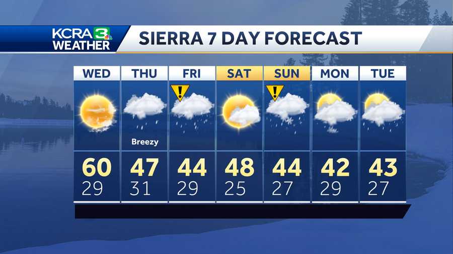 7 Day Forecast and Map Room