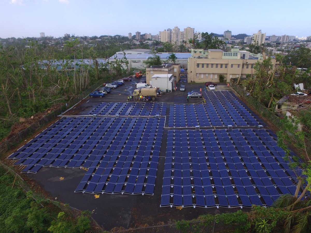 Tesla's solar farm powers Puerto Rico hospital