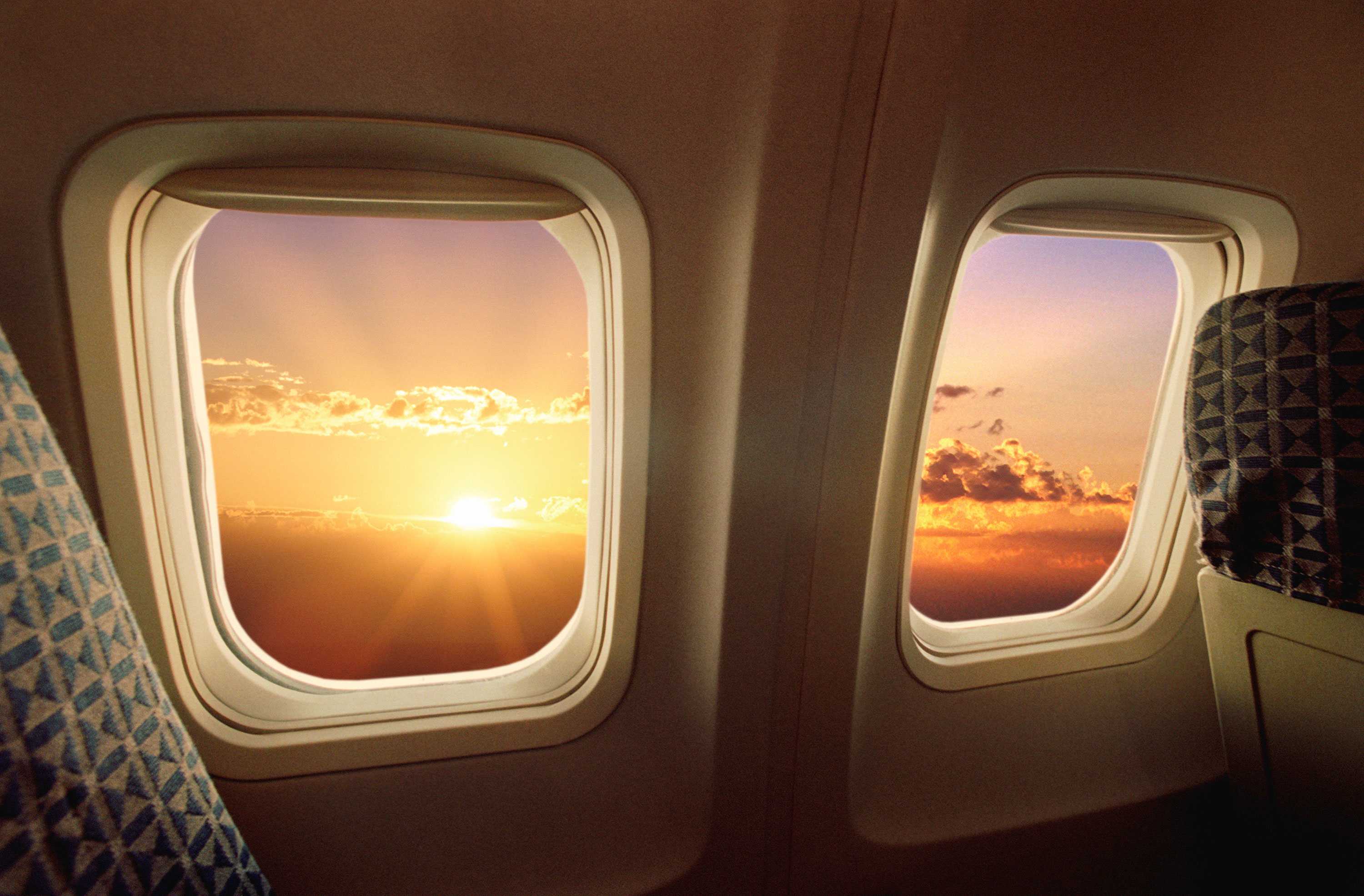 This is why plane windows never line up with your seat