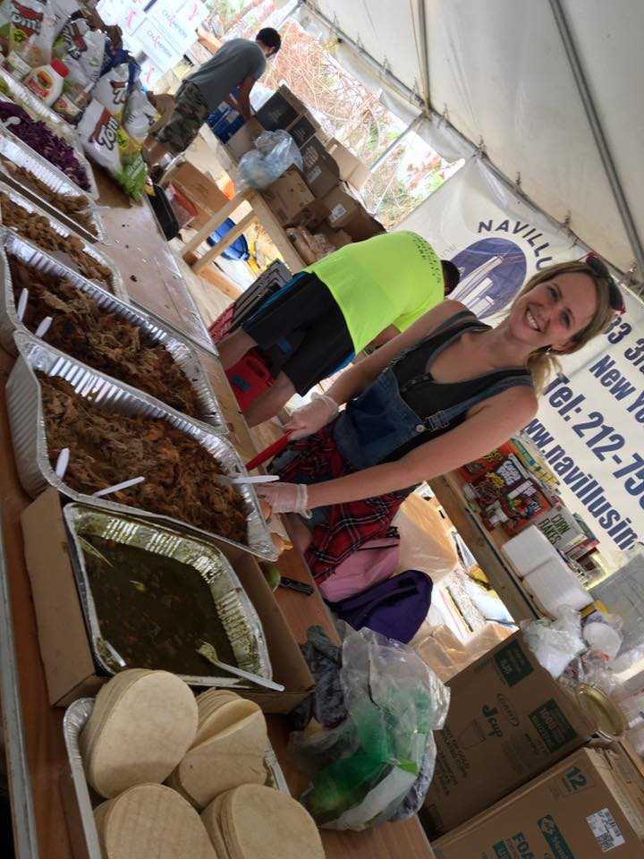 This bride donated her wedding food to Irma victims