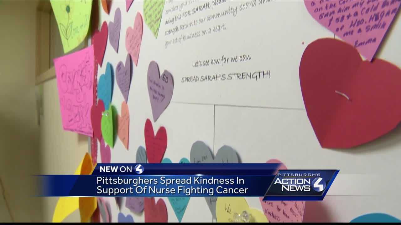Pittsburghers spread kindness in support of nurse fighting cancer