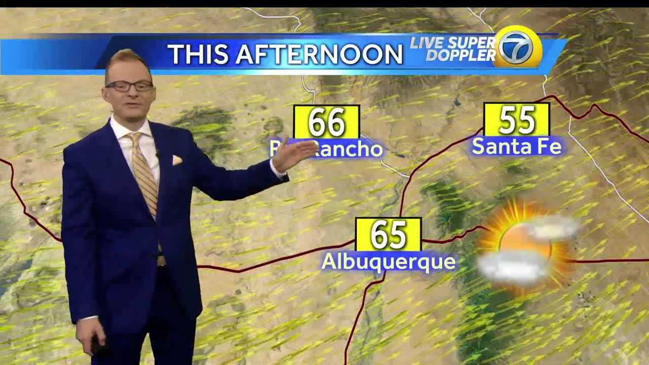 Wind and blowing dust this afternoon