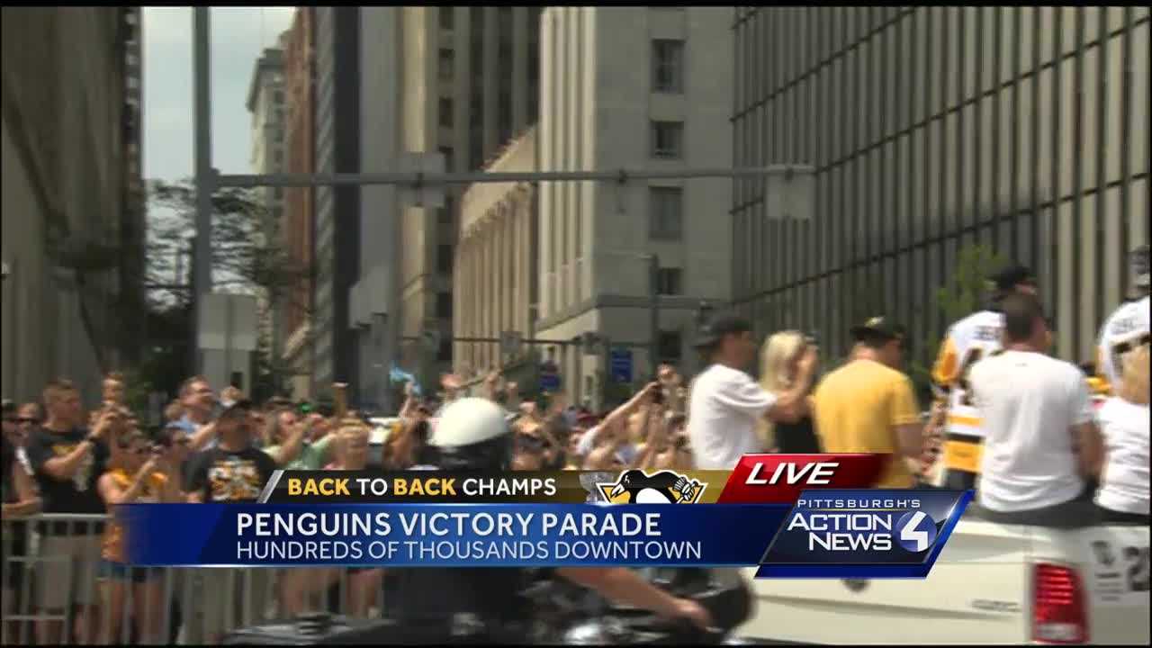 Penguins Stanley Cup parade: Jake Guentzel and Conor Sheary