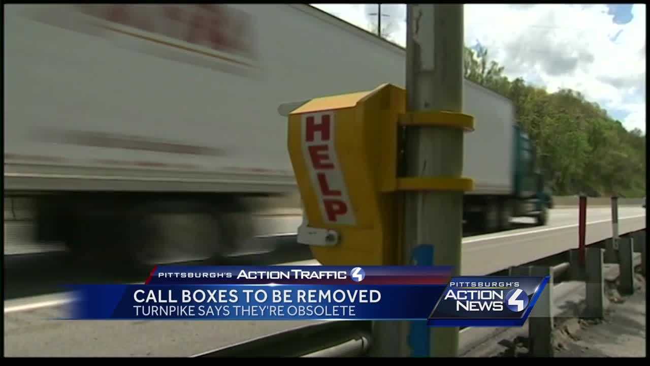 Call boxes to be removed on PA Turnpike