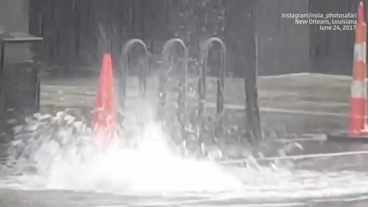Dancing Manhole Cover in New Orleans
