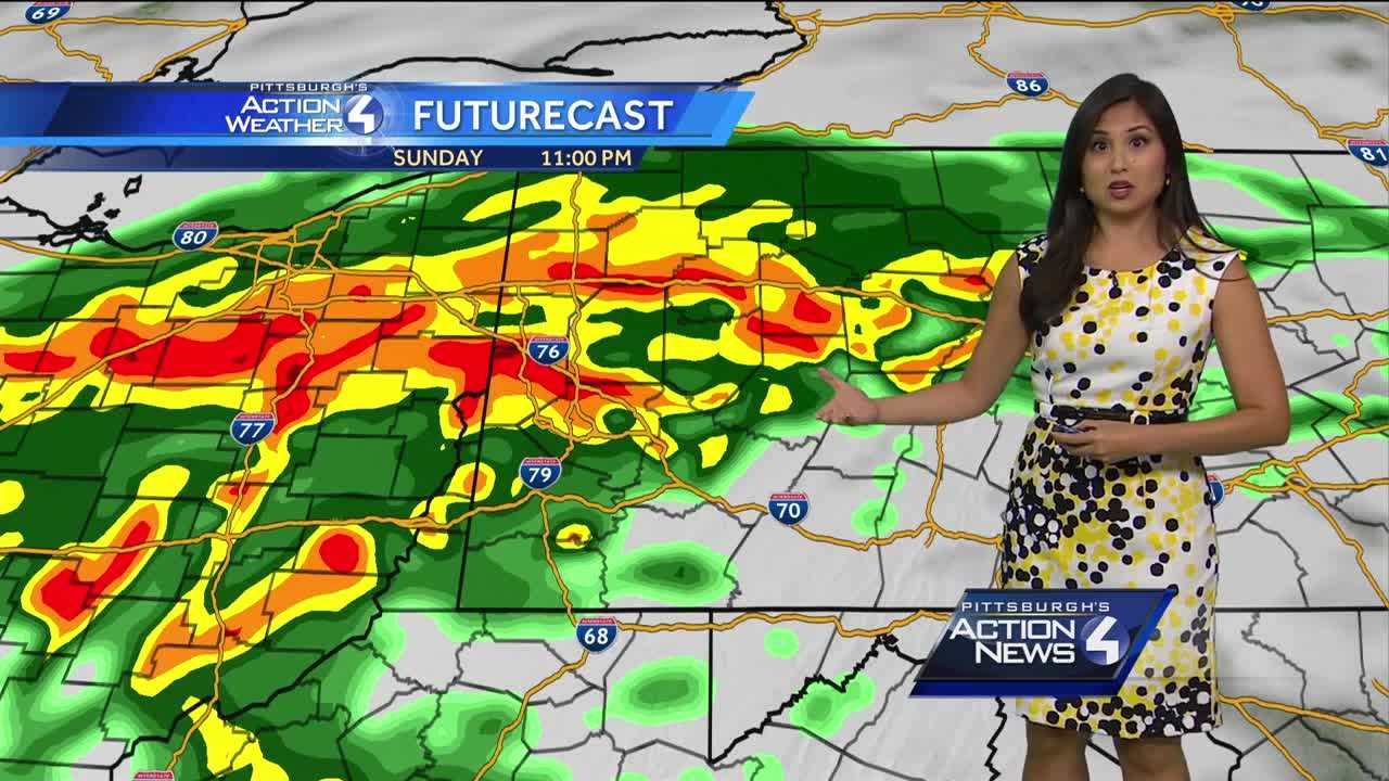 Soggy Sunday & Heavy Rain for the Work Week