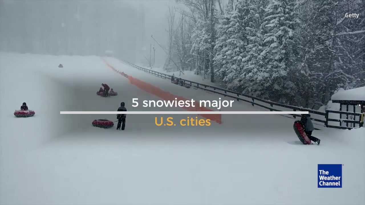 The 5 Snowiest U.S. Cities