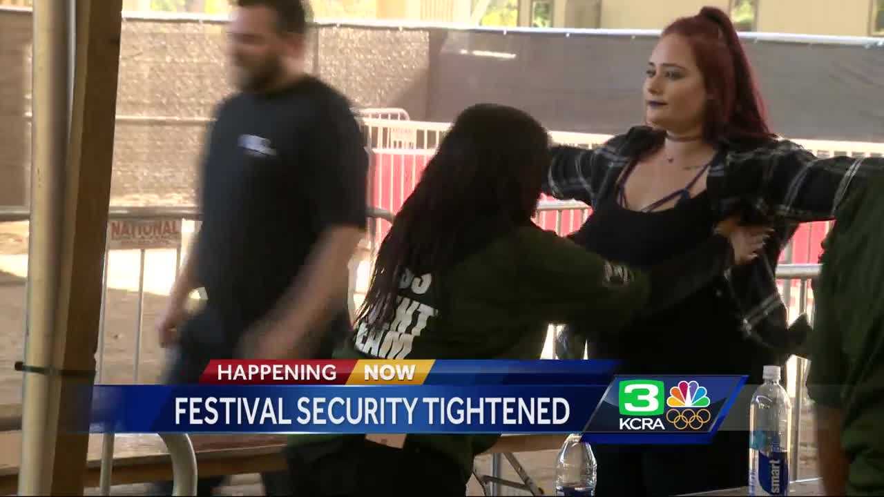 Security tightens at NorCal music festival three weeks after Las Vegas massacre