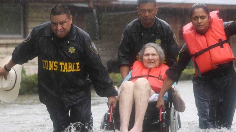Photos show flooding and devastation from Hurricane Harvey