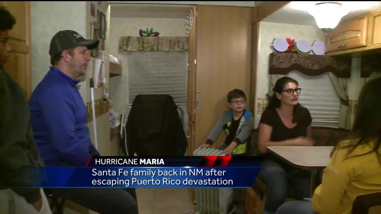 Family in limbo after narrowly escaping Hurricane Maria's devastation