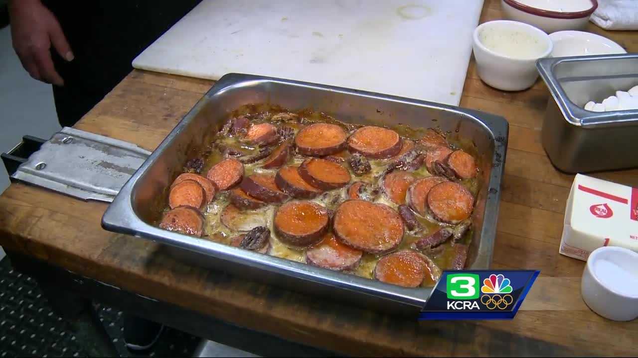 Thanksgiving Feast: Sweet potato casserole