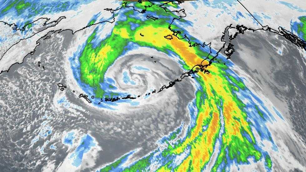 Alaska hit with hurricane-force winds during weekend storm