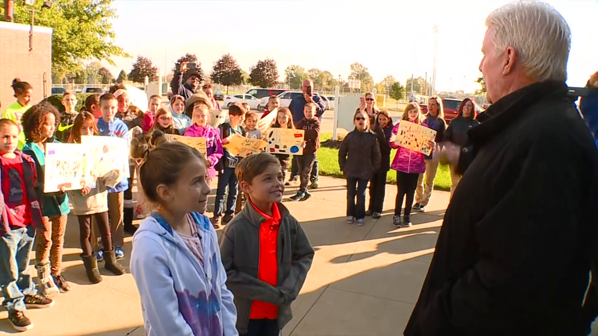 Fourth graders protest for longer trick-or-treating hours