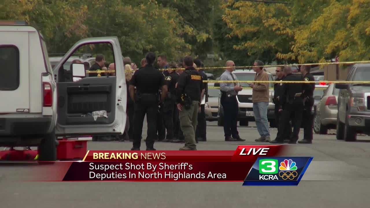 Suspect shot by Sacramento Sheriff’s deputy in North Highlands