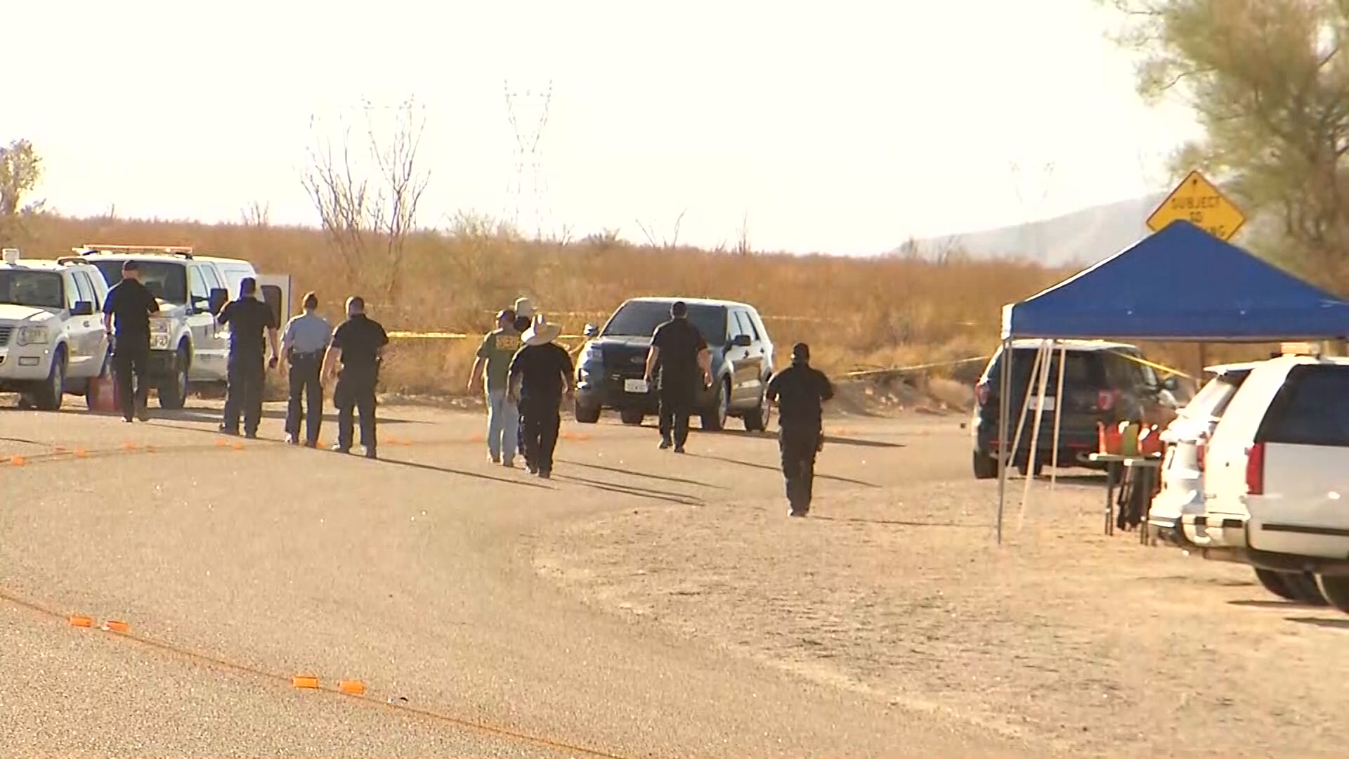 Police believe body found buried in desert could be missing veteran