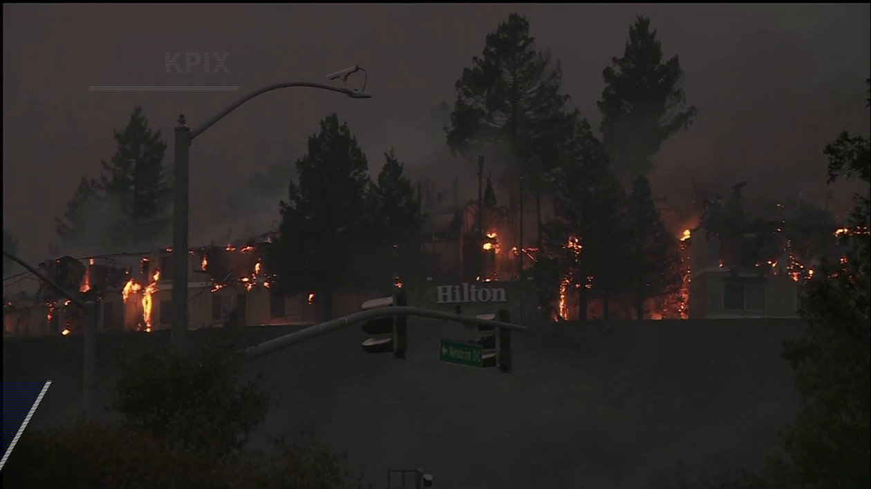 Deadly wildfires scorch Northern California
