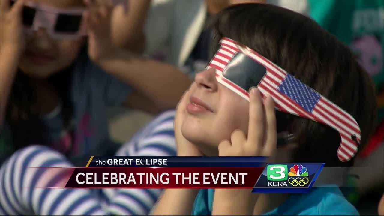 Natomas students celebrate solar eclipse