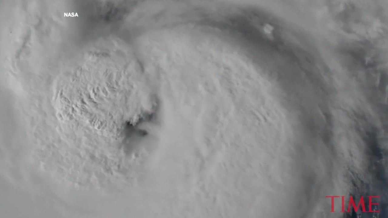 Hurricane Harvey as seen from space