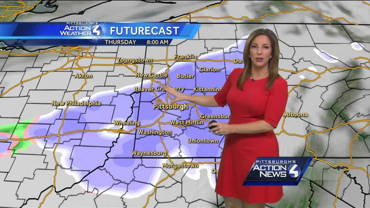 Pittsburgh's Action Weather forecast: Snow returns for Thursday morning