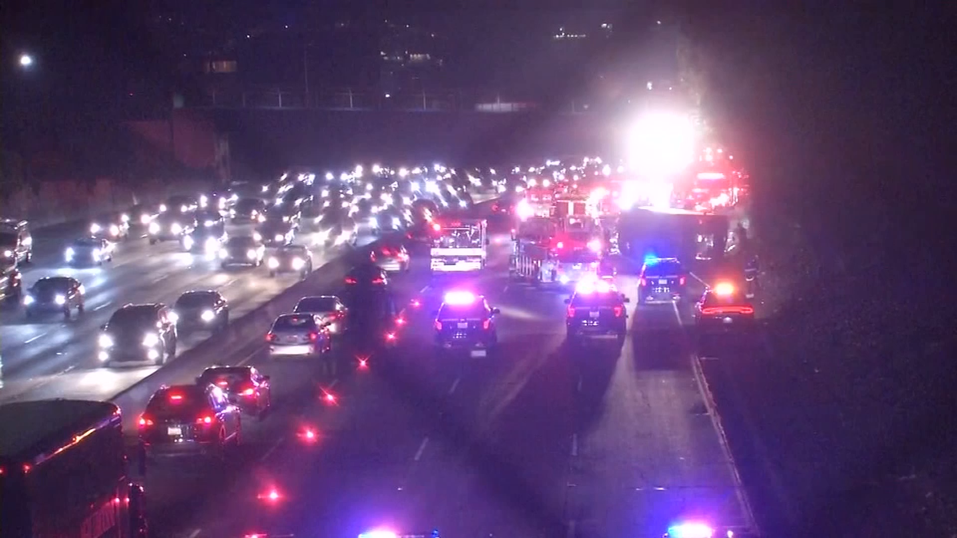 More than 2 dozen injured in bus crash on California highway