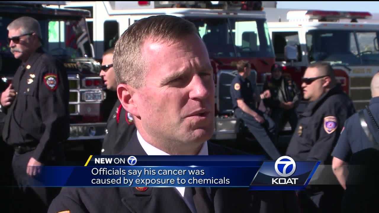 Firefighter dies from exposure to chemicals