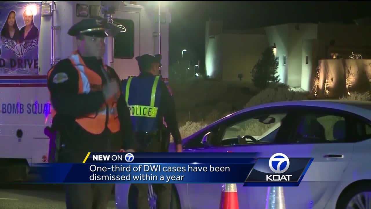 Almost half of DWI cases dismissed in past year