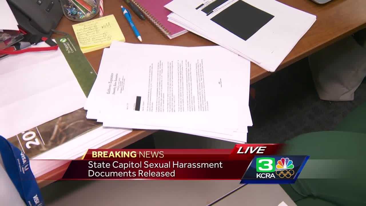 Documents detail sexual harassment allegations at California capitol