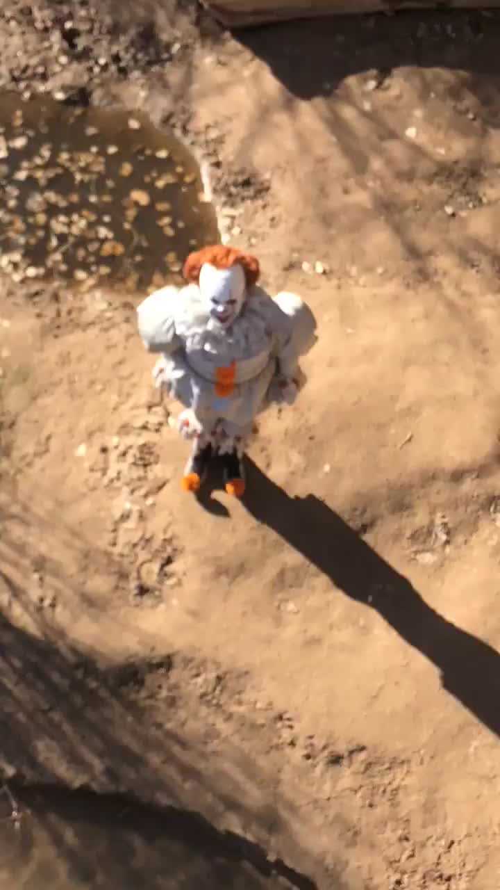 Pennywise spotted along the Bosque