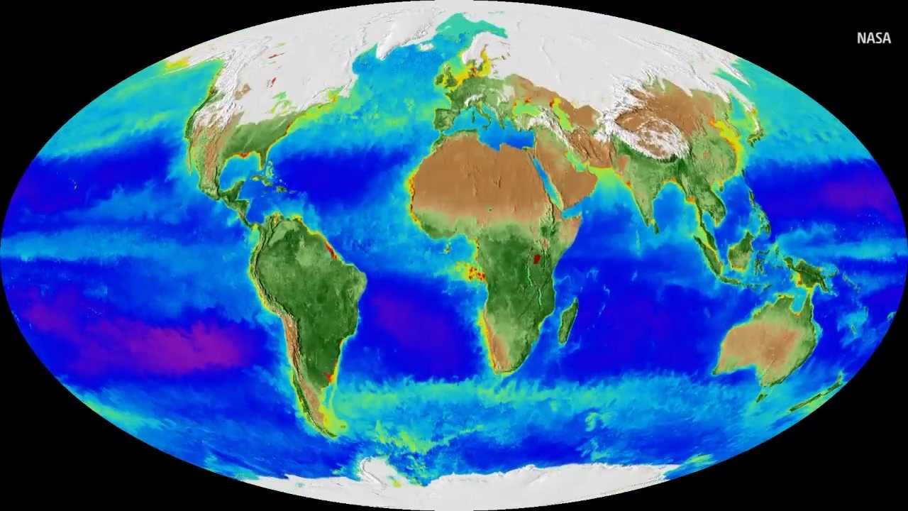 See 20 years of Earth's season changes in under a minute