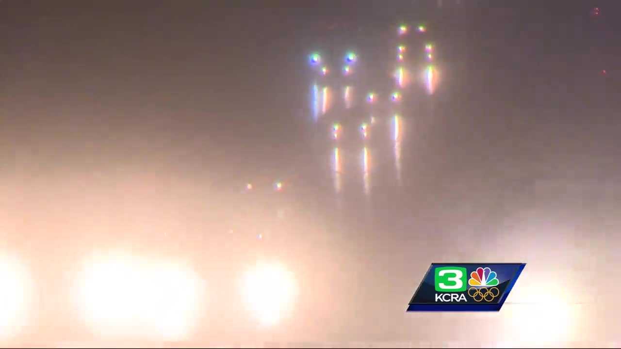 Wet roads slow traffic down in the Sierra