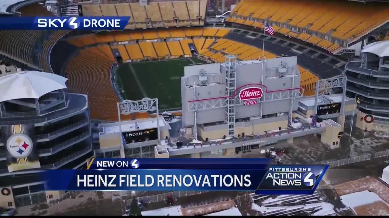 Heinz Field renovations to add menu options, patio area