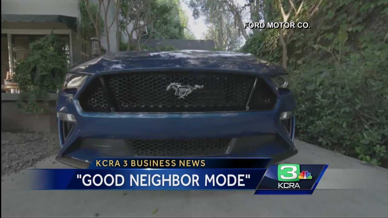 Business News: The Ford Mustang now has a "good neighbor mode"