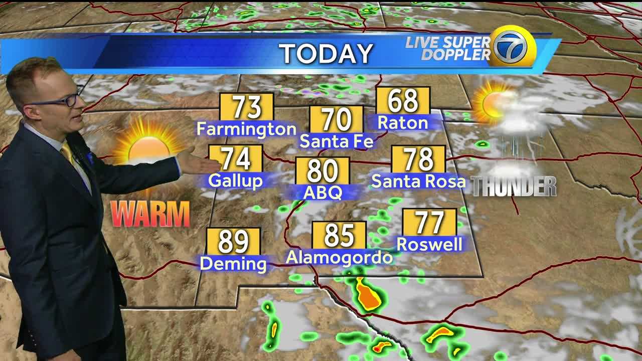 Byron Morton's Sunday Weather Forecast