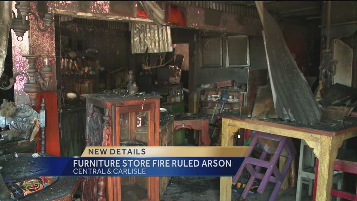 Update Furniture Store Fire Ruled Arson