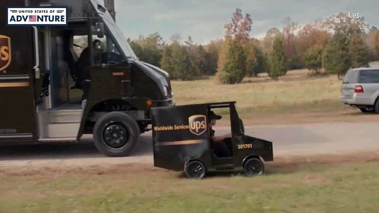 UPS Delivers Big Surprise to Little Boy