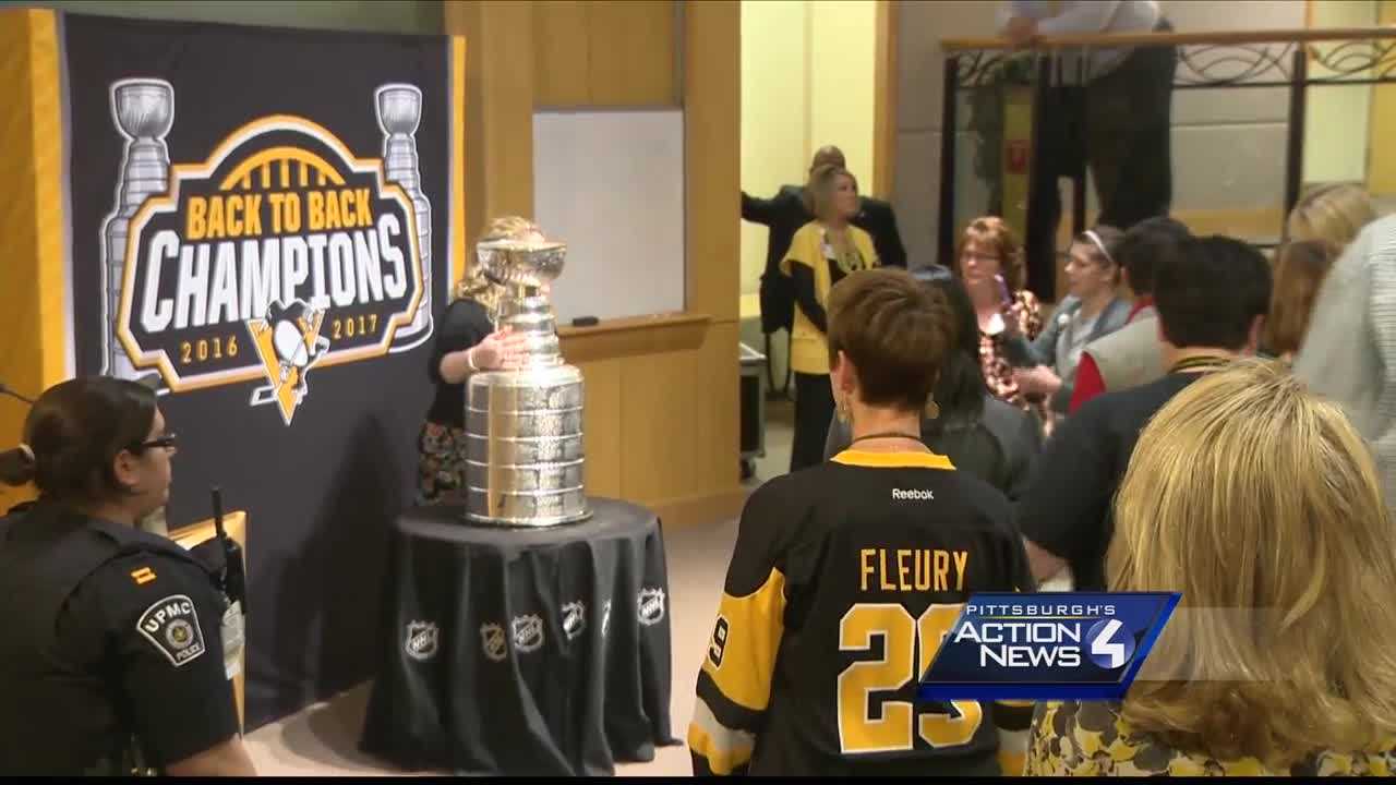 Stanley Cup's surprise visit stirs emotions at Magee-Womens Hospital