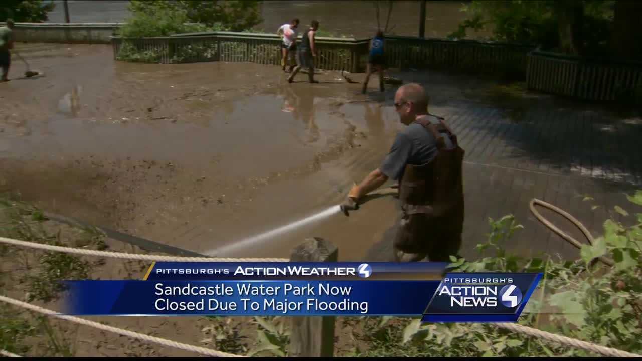 Sandcastle water park closed due to major flooding