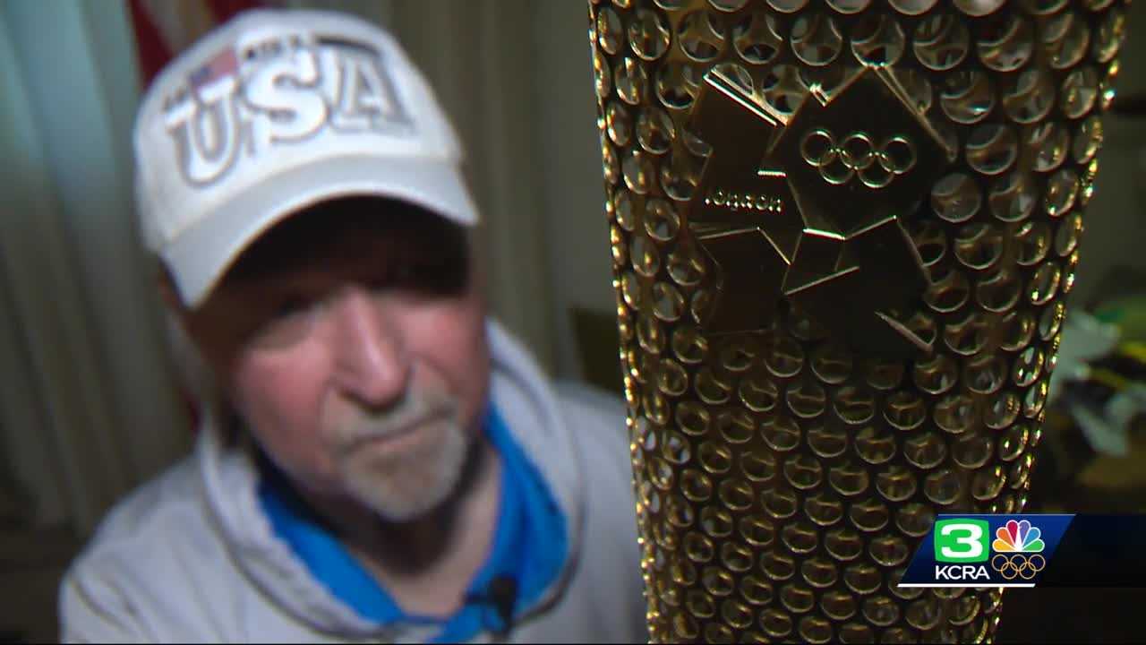 Foothills Farm man boasts impressive collection of Olympic torches