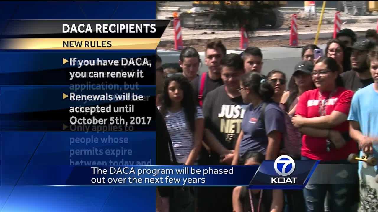 Breakdown of crucial developments to DACA program