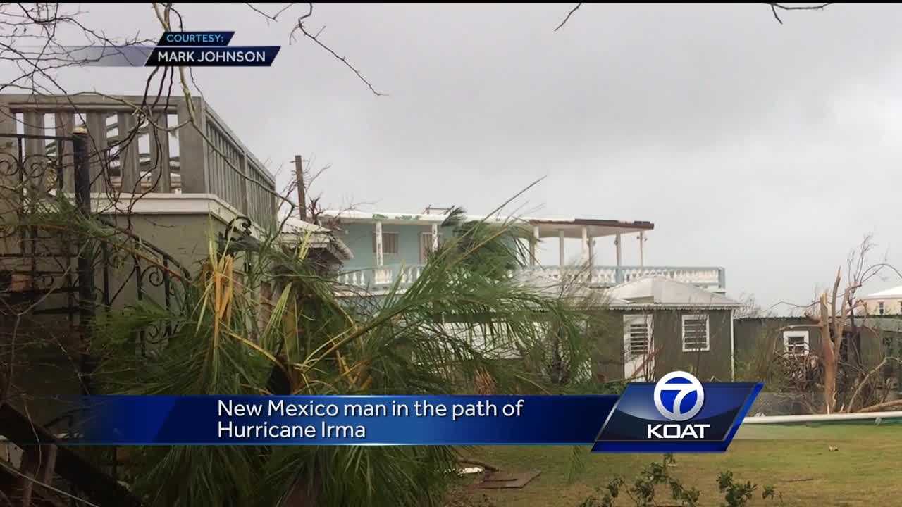 Tesuque man speaks to KOAT from Hurricane Irma's devastation