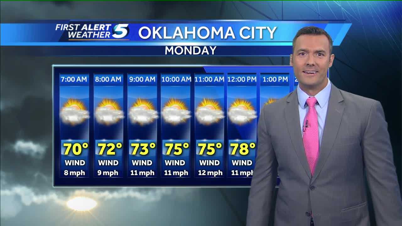 FORECAST: Cloudy, still cooler Monday