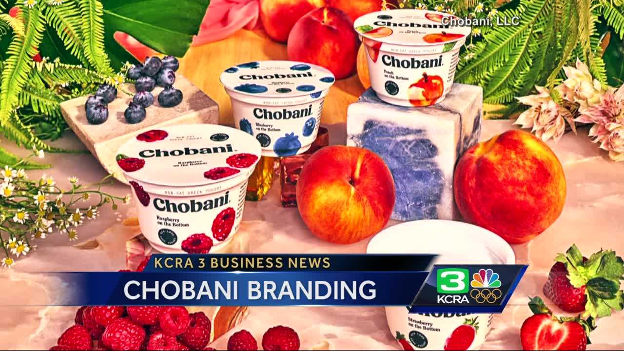 Business News: Chobani's yogurt is getting a new look