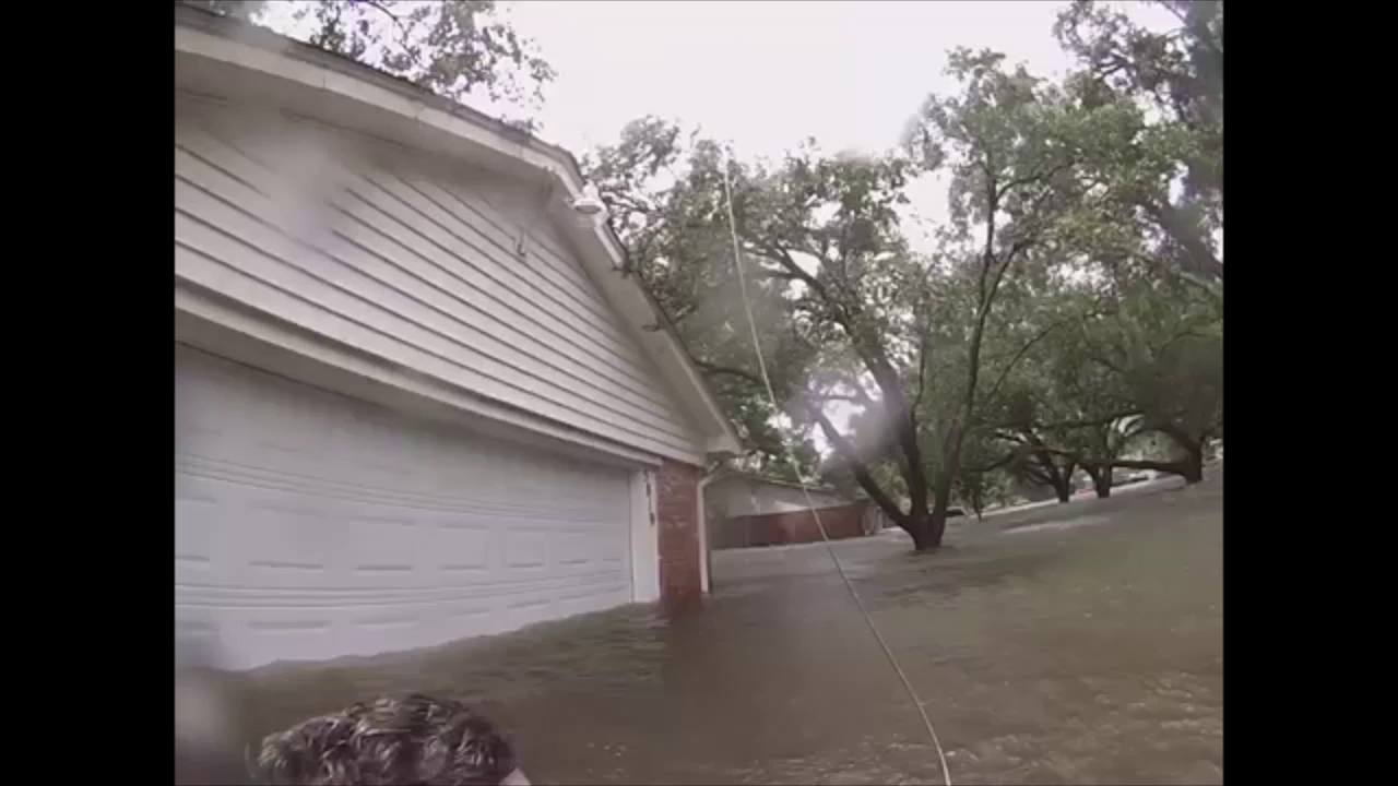 Houston resident rescued from extreme flooding, airlifted to safety
