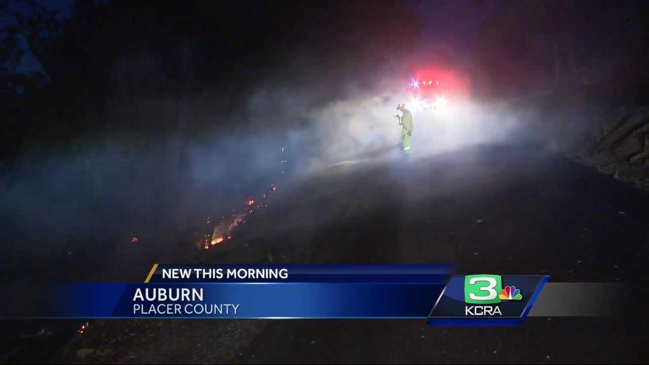 Illegal firework starts fire in Placer County