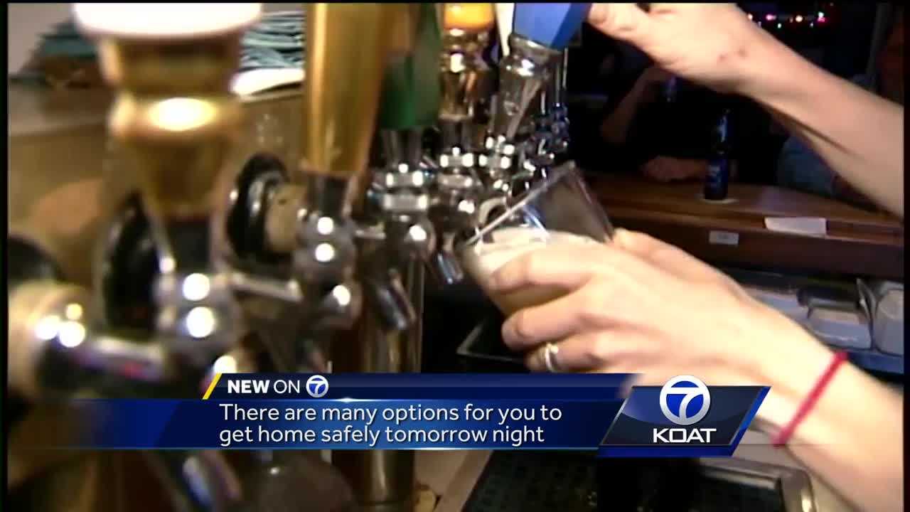 Ways to get home safely on New Year's Eve